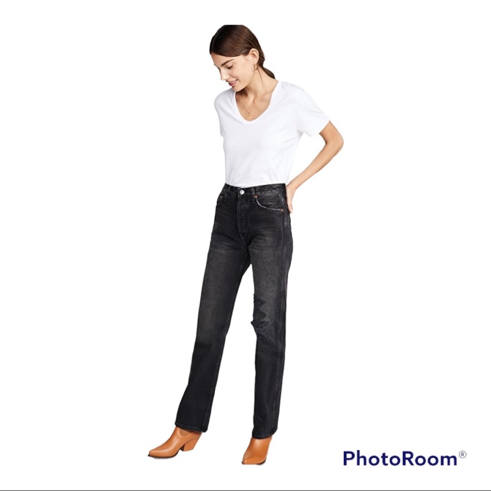 RE/DONE High Rise Loose Jeans, size: 30